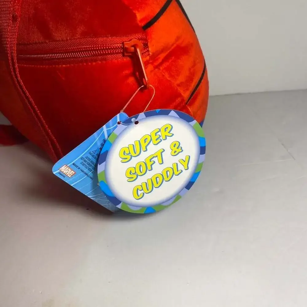 Marvel Spider-Man Plush Kids Backpack Soft Cuddly School Bag